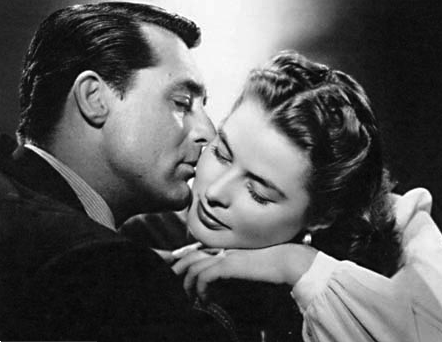 Cary Grant and Ingrid Bergman i...